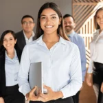 A group of young entrepreneurs