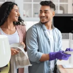 A couple with QNET Home & living Products