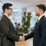 Two Men shaking hands