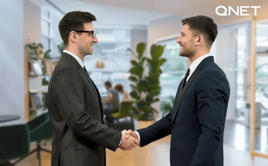 Two Men shaking hands