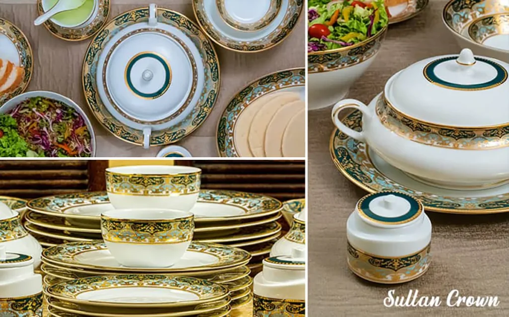 ORITSU luxury dinnerware collection by QNET India – Sultan Crown