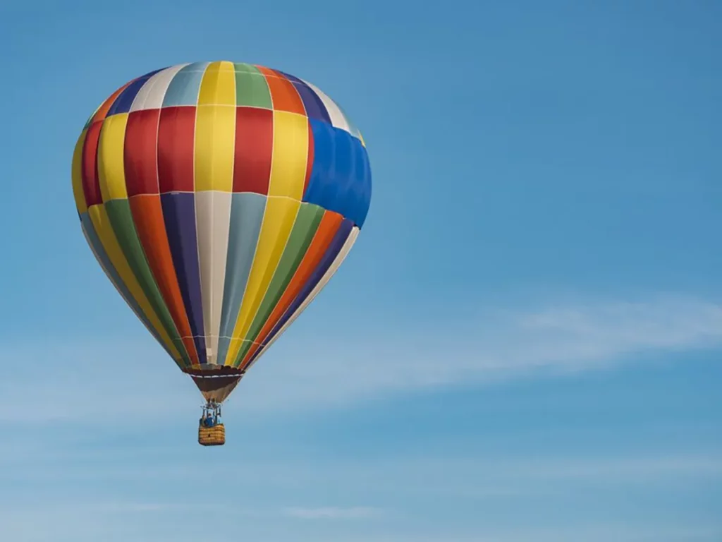 Chairos watches: a colorful hot air balloon ride