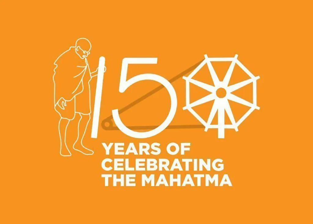 What every direct seller can learn from Mahatma Gandhi: image 2 Mahatma Gandhi: An animated image with the text '150 years of celebrating the mahatma'