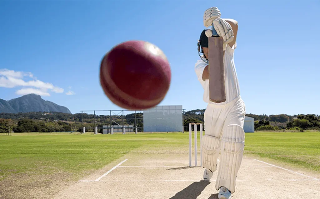A young Motivated player practising for ICC World Cup 2023
